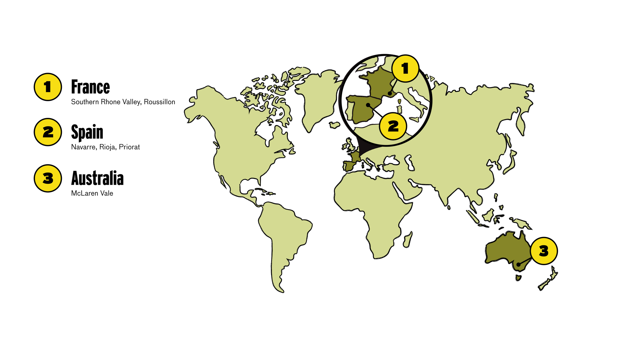 Albarino wine regions map