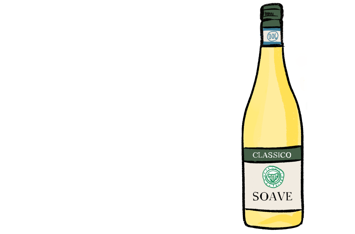 Garganega (most often labelled as Soave!)